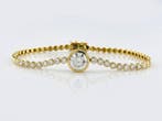 Armband - 14 karaat Geel goud - 3.02ct. tw. Diamant, Sieraden, Tassen en Uiterlijk, Armbanden, Nieuw