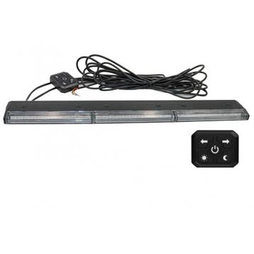 47cm LED bar flitser ultra dun - ORANJE - R65 R10 - Met cont, Ophalen of Verzenden, Nieuw