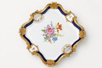 Meissen - Dienblad - Porselein, Antiek en Kunst