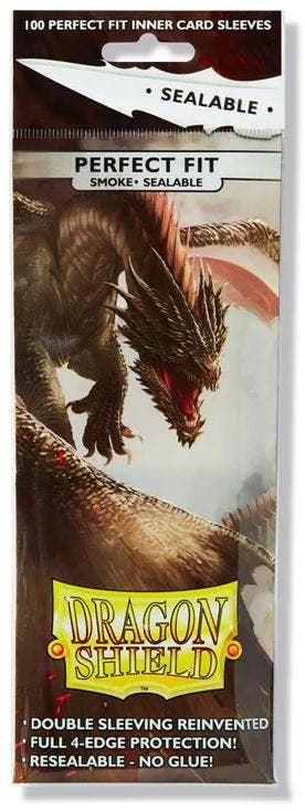 Dragon Shield - Perfect Fit - Smoke Sealable (100 sleeves) |, Verzenden, Nieuw