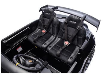 Kinderauto PORSCHE GT3  2 zitter, Mp4, leder, eva, FM, BT, Ophalen of Verzenden, Nieuw
