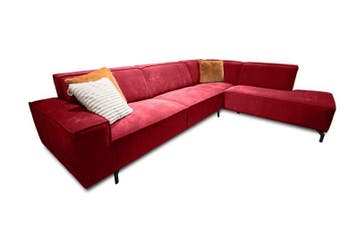 Heerlen Hocker - hockers - Rood, Nieuw, Stof