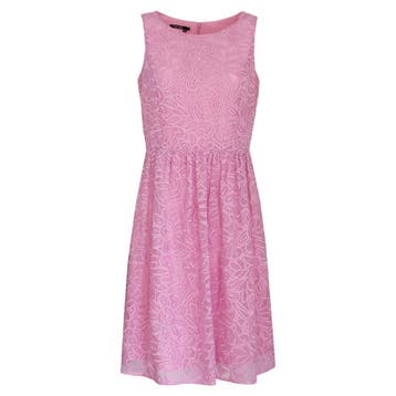 Marc Aurel • roze kanten jurk • 36, Marc Aurel, Verzenden, Nieuw, Roze