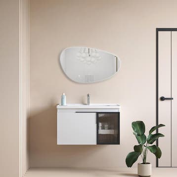 Badkamerspiegel met LED Verlichting en Verwarming 100cm -, Huis en Inrichting, Ophalen of Verzenden, Nieuw