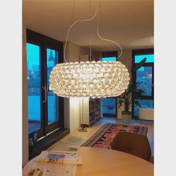 Foscarini Caboche Hanglamp - Luxe Acryl Bol Pendel voor Woon, Verzenden, Nieuw