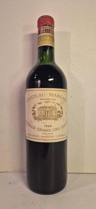 1960 Chateau Margaux - Margaux 1er Grand Cru Classé - 1 Fles, Nieuw
