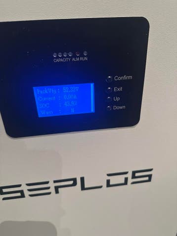 Seplos 15kWh Thuisbatterij LiFePO4 – 10.000 Cycles – Nieuw, Ophalen of Verzenden, Nieuw, Compleet systeem, 200 wattpiek of meer