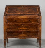 Commode - Wortelnotenhout, Antiek en Kunst