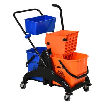 TRUUSK Professionele Schoonmaakwagen - Met Kaakpers - 2 Emme, Verzenden, Nieuw