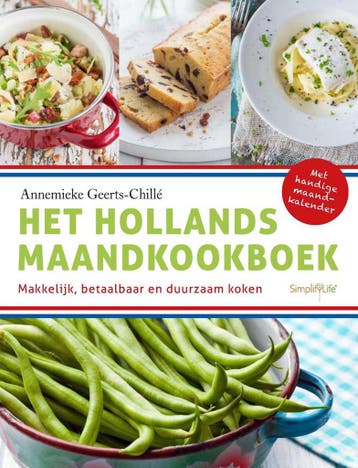 Het Hollands maandkookboek - Annemieke Geerts-Chille, Boeken, Verzenden, Zo goed als nieuw, Annemieke Geerts-Chille