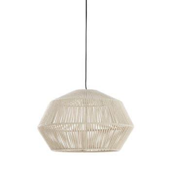 2dekans | Light & Living Deya Hanglamp Crème - Ø49 x 30 cm -, Huis en Inrichting, Ophalen of Verzenden, Zo goed als nieuw