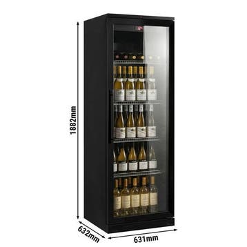 GGM Gastro | Wijnklimaatkast - 1 klimaatzone - 353 liter - |, 200 liter of meer, Verzenden, Nieuw, Zonder vriesvak