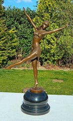 naar chiparus - sculptuur, the dancer of palmyra - 47 cm -