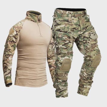 Tactisch Camouflage Uniform Set: Cargo Broek & Shirt voor He, Verzenden