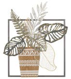 IJZEREN WANDPANEELVASO CM 54X6,4X62,9, Ophalen of Verzenden, Nieuw