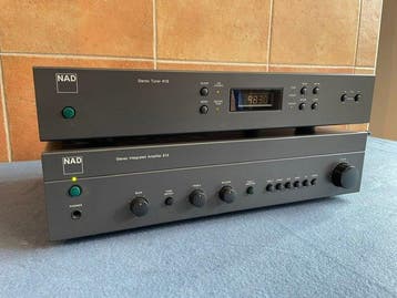 NAD - 312 + 412 tuner Solid state geïntegreerde versterker, Nieuw