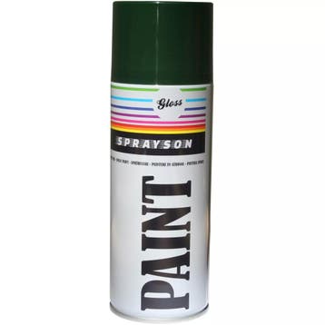 Sprayson Hoogglans groene spuitlak - RAL6009 - 400 ml - v..., Ophalen of Verzenden, Nieuw, Overige typen
