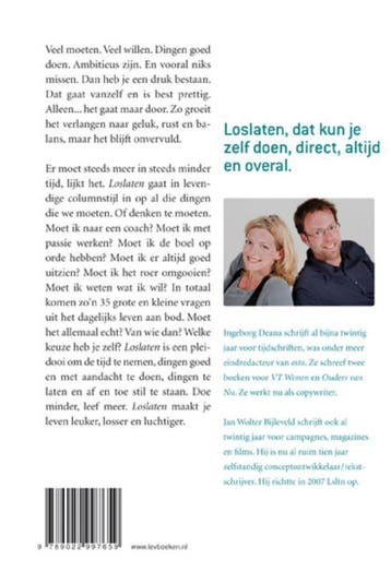 Loslaten 9789022997659 Jan Wolter Bijleveld, Verzenden, Zo goed als nieuw, Jan Wolter Bijleveld