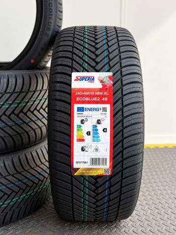 4X 245/40 R19 ALL SEASON - €350 INCL. GRATIS MONTAGE, 245 mm, Nieuw, All Season, Band(en)