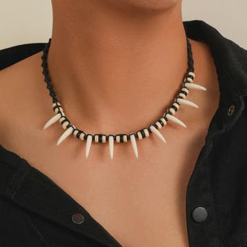 Bohemian Wolfstanden Ketting - Stijlvol Amulet voor Koppels