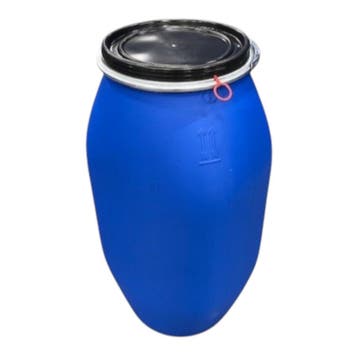 Vaten 120L kunststof met deksel blauw KV002, Tuin en Terras, Regentonnen, Nieuw