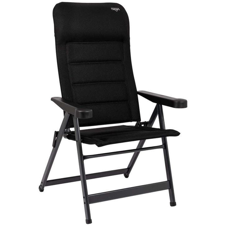 Crespo Standenstoel S AP/235 Air-Deluxe Zwart, Caravans en Kamperen, Kampeeraccessoires, Nieuw, Ophalen of Verzenden
