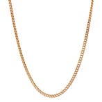 Gouden gourmet collier 53 cm 14 karaat, Verzenden, Zo goed als nieuw, Goud