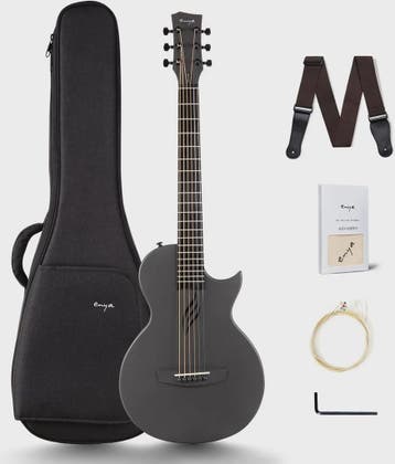 Enya Nova Go 1/2 Maat Carbon Fiber Reisgitaar - Lichtgewicht, Verzenden, Nieuw