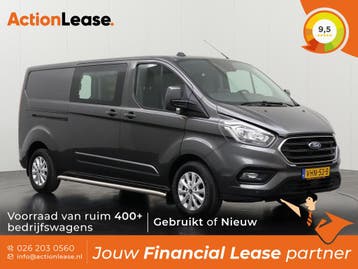 Ford Transit Custom Bestelbus L2 H1 2020 Diesel, Auto's, Ford, Zwart, Nieuw, Dealer onderhouden, Zilver of Grijs