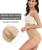 Elegant en Comfortabel Hoge Taille Damesondergoed | 4-Pack, Kleding | Dames, Ondergoed en Lingerie, Verzenden, Beige