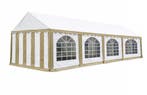 Premium Partytent PVC 4x8x2 mtr in Wit-Beige (4x8 meter), Tuin en Terras, Partytenten, Verzenden, Nieuw, 2 meter of meer, Partytent