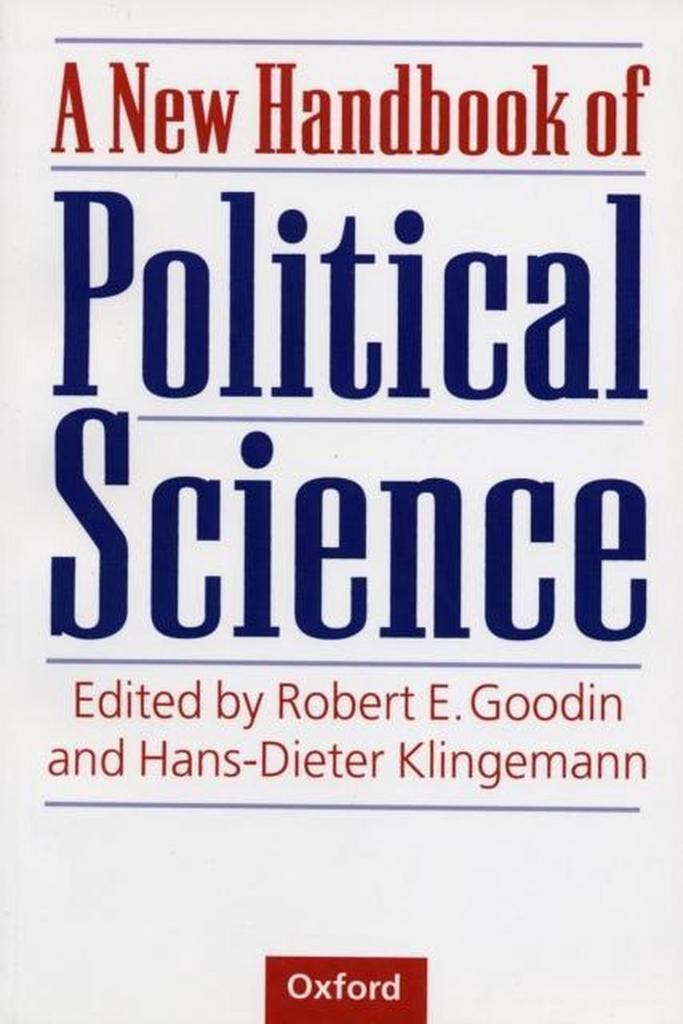 New Handbook Of Political Science - Goodin 9780198294719, Boeken, Taal | Engels, Gelezen, Verzenden