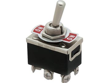 Mechanische tuimelschakelaar - ON / ON - 250V, Hobby en Vrije tijd, Elektronica-componenten, Ophalen of Verzenden, Nieuw
