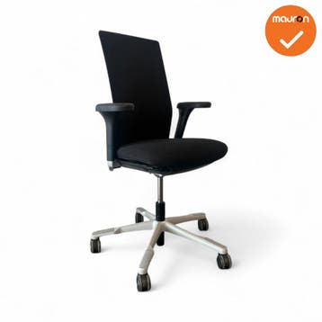 HAG bureaustoel Futu 1200S - Zwarte stoffering - 3D Armle..., Werkplek, Ophalen of Verzenden, Gebruikt, Stoel
