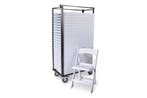 Supercombi | 26x Wedding chair Wit + trolley, Ophalen of Verzenden, Nieuw, Kunststof