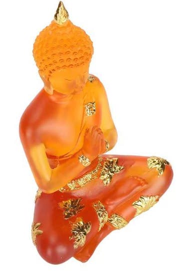 Transparant Zittend Boeddhabeeld Geluk Feng Shui Decor, Huis en Inrichting, Verzenden, Nieuw