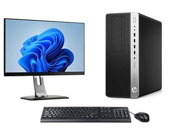 HP EliteDesk 800 G4 MT i7 8e Gen incl. 1 Monitor + Windows, Ophalen of Verzenden, Nieuw