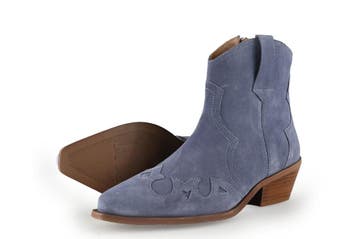 Manfield Cowboy laarzen in maat 38 Blauw, Zo goed als nieuw, Manfield, Verzenden, Blauw