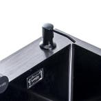 Lendo Online Zeepdispenser Spoelbak RVS Zwart 300ml, Huis en Inrichting, Keuken | Keukenelementen, Verzenden, Nieuw