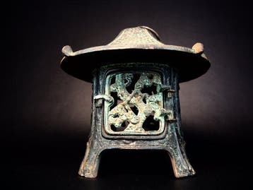 Japanese Hanging Round Lantern  - Plafondlamp - Bamboe-