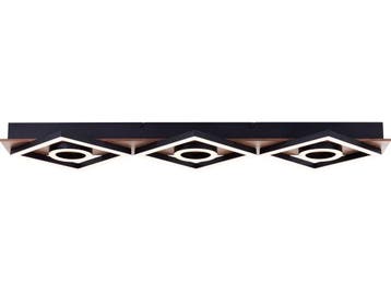 Brilliant Maureen - Plafondlamp - Dimbare LED 88cm - Zwart, Verzenden, Nieuw