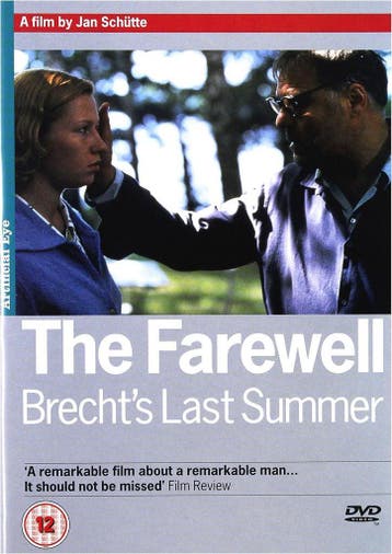 The Farewell- Brecht´s Last Summer -        Gratis verzenden, Cd's en Dvd's, Dvd's | Overige Dvd's, Vanaf 12 jaar, Verzenden, Zo goed als nieuw
