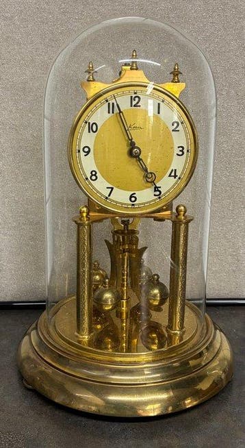 400-dagen klok - Antiek - Verguld messing - 1910-1920 - Kern, Antiek en Kunst