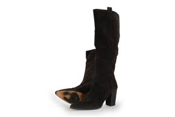 Manfield Laarzen in maat 40 Bruin, Kleding | Dames, Hoge laarzen, Bruin, Verzenden, Manfield