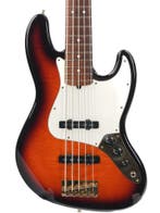 Fender Jazz Bass V 50th Anniversary Limited Edition Sunbu..., Ophalen of Verzenden, Gebruikt, Elektrisch