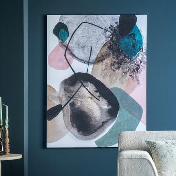 *WOONWINKEL* Urban Cotton Splash Wandkleed In Frame L 145x19, Verzenden, Nieuw