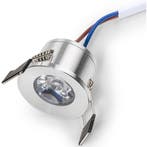 LED Veranda Spot Verlichting - Velvalux - 1W - Natuurlijk, Metaal of Aluminium, Nieuw, Ophalen of Verzenden, Led