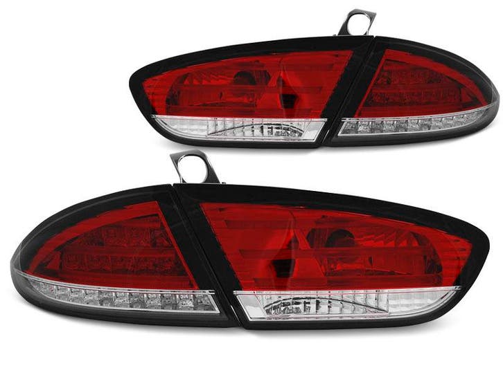 Carnamics Achterlichten | Seat Leon 09-13 5-d |  rood / wit, Auto-onderdelen, Verlichting, Nieuw, Verzenden