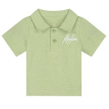 Malelions Baby Mousseline Polo | Grass Green - 86 (12-18, Ophalen of Verzenden, Nieuw
