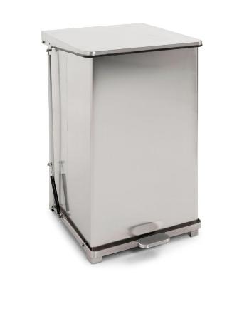 Pedaalemmer met scharnierdeksel 152L | 53.5x53.8x78(h)cm, Verzenden, Nieuw in verpakking